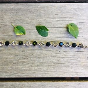 Black and silver charm bracelet!